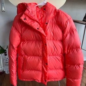LULULEMON Salmon Pink Goose Down Puffer Jacket